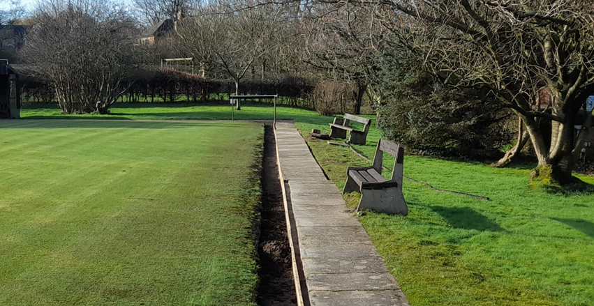 Singleton Bowling Club before shelter